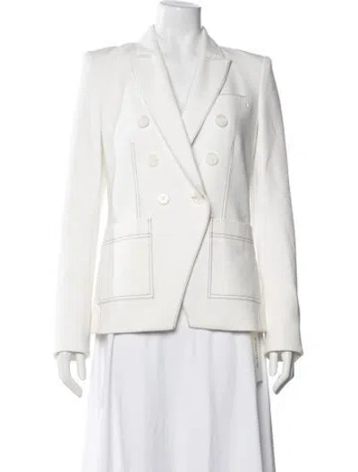 Pre-owned Veronica Beard Blazer In White