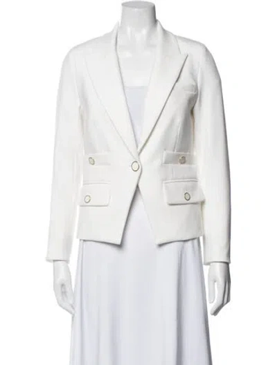 Pre-owned Veronica Beard Blazer In White