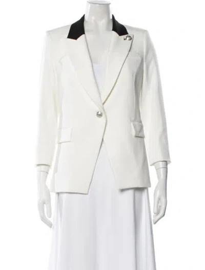 Pre-owned Veronica Beard Blazer In White