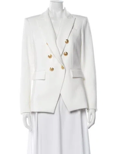 Pre-owned Veronica Beard Blazer In White