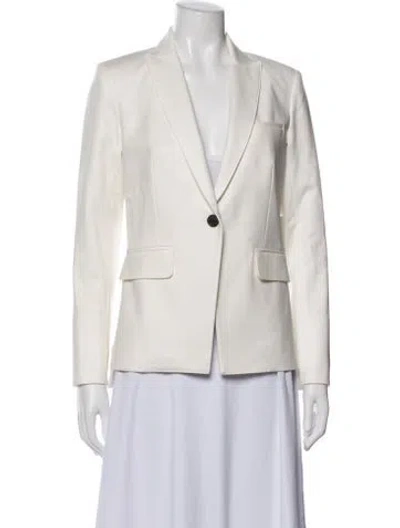 Pre-owned Veronica Beard Blazer In White