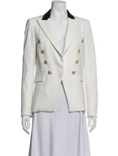 Pre-owned Veronica Beard Blazer In White