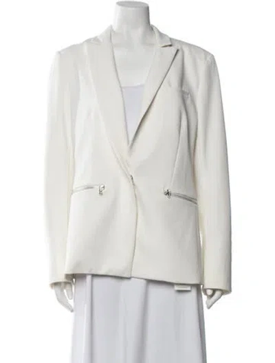 Pre-owned Veronica Beard Blazer In White