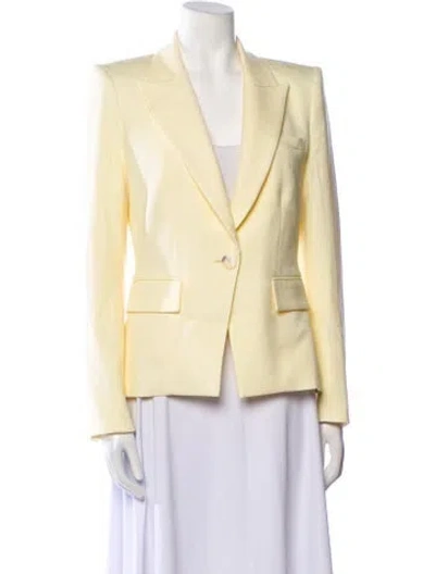 Pre-owned Veronica Beard Blazer In Yellow
