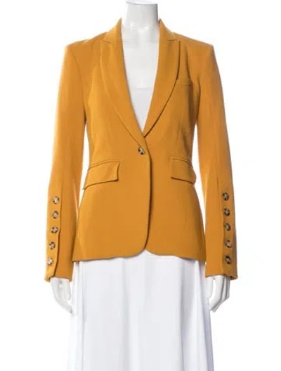 Pre-owned Veronica Beard Blazer In Yellow
