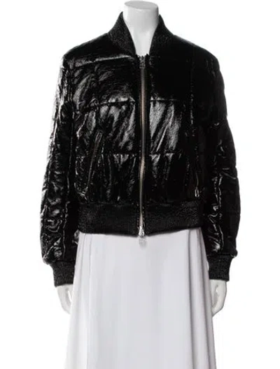 Pre-owned Veronica Beard Bomber Jacket In Black