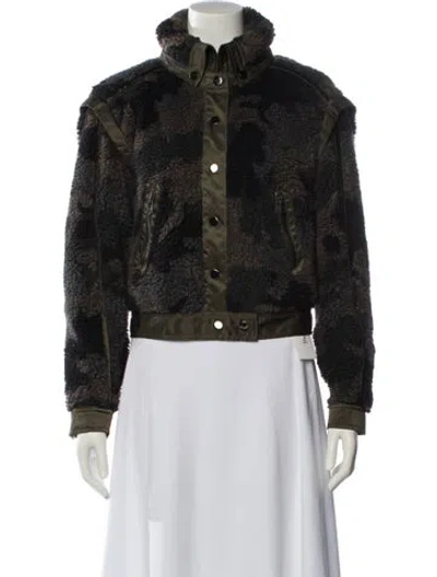 Pre-owned Veronica Beard Bomber Jacket In Black