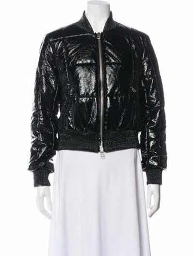 Pre-owned Veronica Beard Bomber Jacket In Black