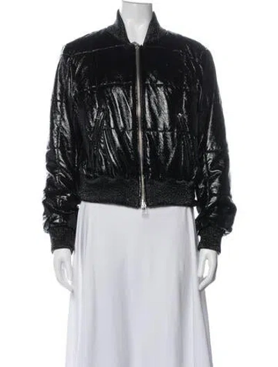 Pre-owned Veronica Beard Bomber Jacket In Black