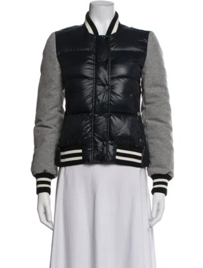 Pre-owned Veronica Beard Bomber Jacket In Black