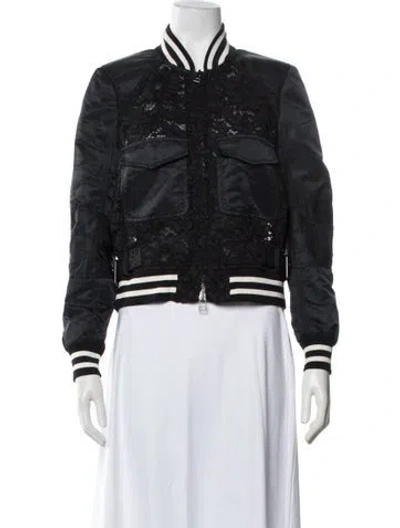 Pre-owned Veronica Beard Bomber Jacket In Blue