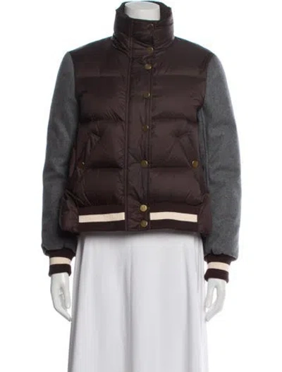 Pre-owned Veronica Beard Bomber Jacket In Brown