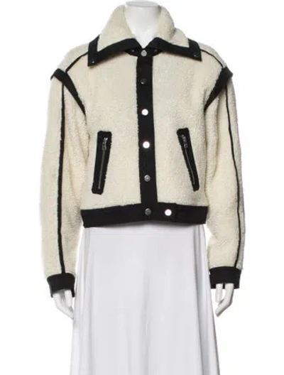 Pre-owned Veronica Beard Bomber Jacket In Neutral