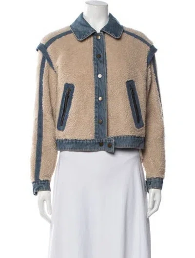 Pre-owned Veronica Beard Bomber Jacket In Neutrals