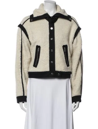 Pre-owned Veronica Beard Bomber Jacket In Neutrals