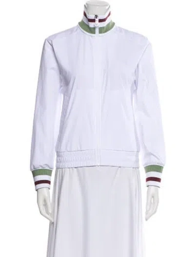 Pre-owned Veronica Beard Bomber Jacket W/ Tags In White