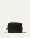 Veronica Beard Boxy Chain Crossbody In Black