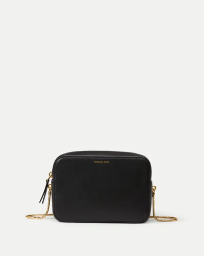 Veronica Beard Boxy Chain Crossbody In Black