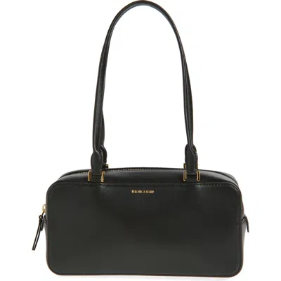 Veronica Beard Boxy Leather Shoulder Bag