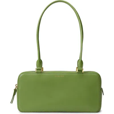 Veronica Beard Boxy Leather Shoulder Bag