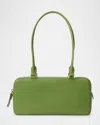 Veronica Beard Boxy Leather Shoulder Bag In Lemongrass