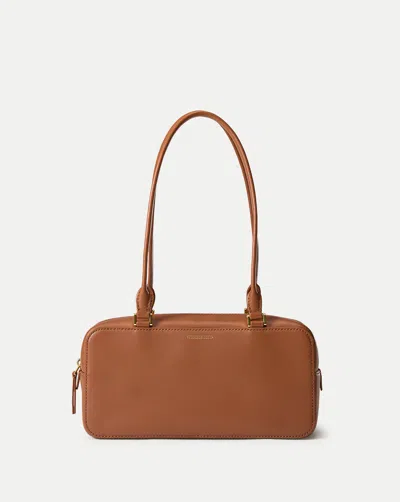 Veronica Beard Boxy Shoulder Bag In Brown