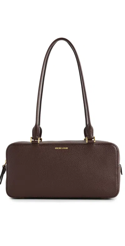 Veronica Beard Boxy Shoulder Bag Dark Raisin