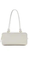 Veronica Beard Boxy Shoulder Bag Off White