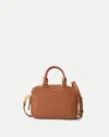 Veronica Beard Boxy Top-handle Bag In Brown