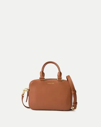 Veronica Beard Boxy Top-handle Bag In Brown