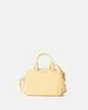 Veronica Beard Boxy Top-handle Bag In Yellow
