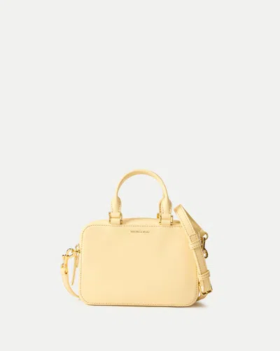 Veronica Beard Boxy Top-handle Bag In Yellow
