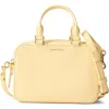 Veronica Beard Boxy Top Handle Leather Bag