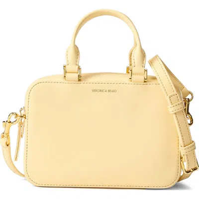 Veronica Beard Boxy Top Handle Leather Bag