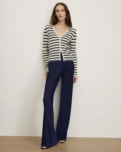 Veronica Beard Braddock Wide-leg Pant In Blue