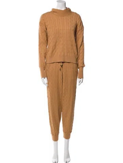 Pre-owned Veronica Beard Braided Accents Pant Set In Neutral