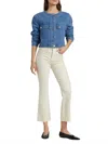 Veronica Beard Brandy Jacket With Quilted Lining In Blue In Blue