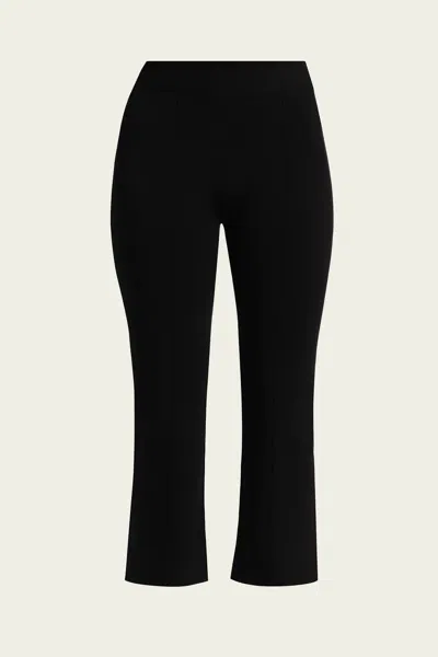 Veronica Beard Orion Flared Trousers In Black