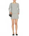 Veronica Beard Brighton Short In Dove/black In Multi