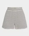 Veronica Beard Brighton Striped Shorts