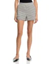 Veronica Beard Brighton Striped Shorts In Multi