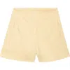 Veronica Beard Brit Stretch-linen Short In Chamomile In Yellow
