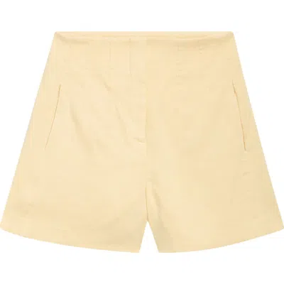 Veronica Beard Brit Linen Blend Shorts