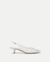 Veronica Beard Britte Slingback Pump In White