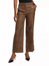 Veronica Beard Tonelli Plaid Pant In Multi