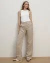Veronica Beard Broderick Check-pattern Trousers