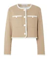Veronica Beard Button Casual Jacket In Brown