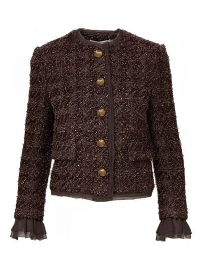 VERONICA BEARD BUTTON FRONT JACKET