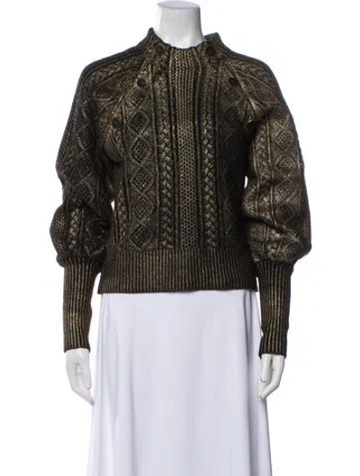 Pre-owned Veronica Beard Cable Knit Tweed Pattern Evening Jacket In Multi