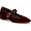 Veronica Beard Cade Mary Jane Pump In Red Ochre